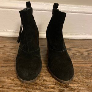 Dolce Vita Black Suede Ankle Booties